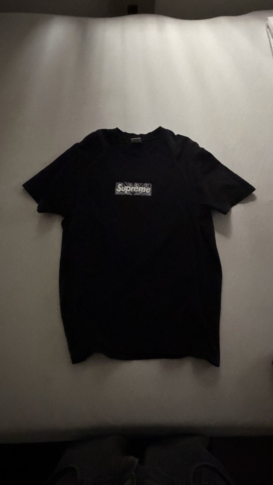Supreme Black Bandana Box Logo