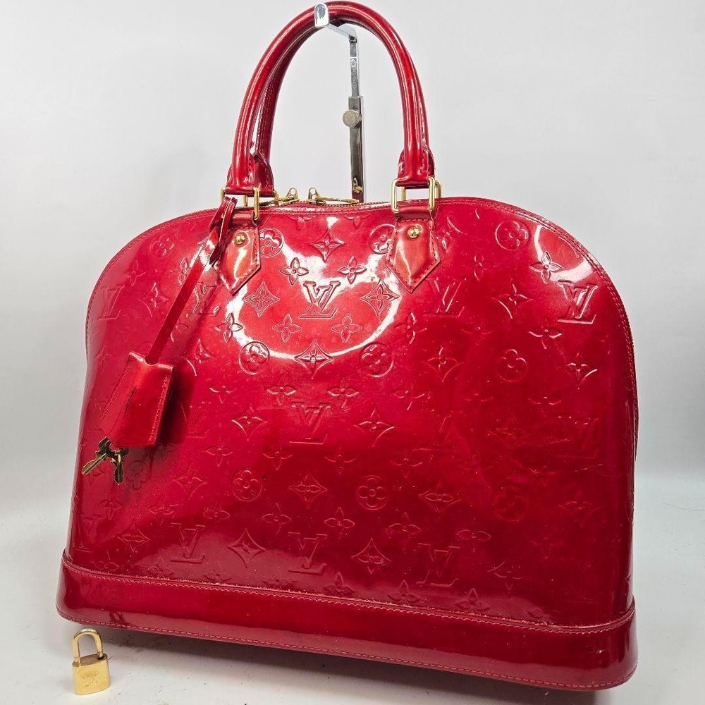 Louis Vuitton Alma GM Monogram Vernis Tote Bag Pre-Owned