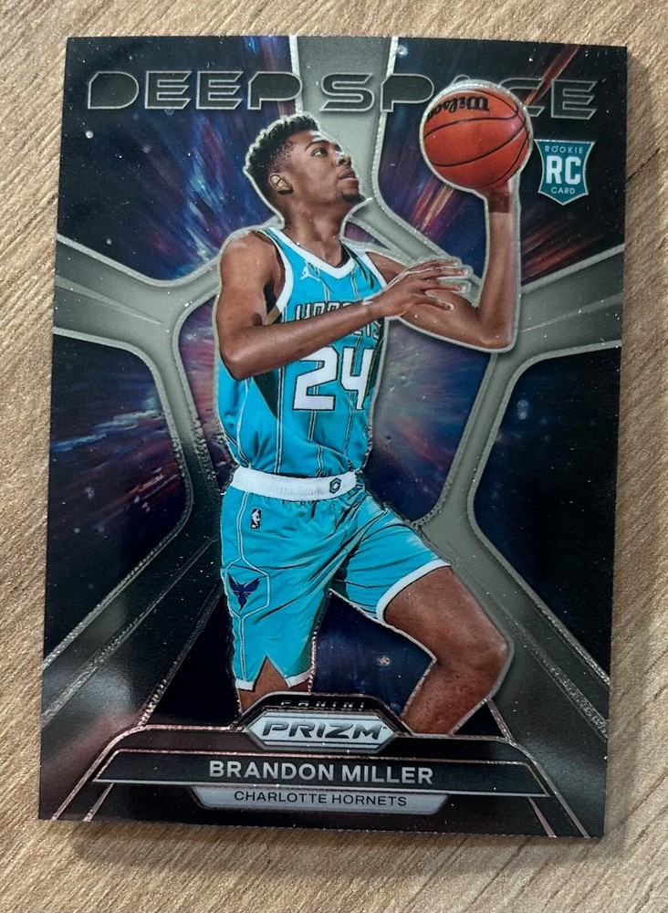 2023-24 Panini Prizm Deep Space #2 Brandon Miller Charlotte Hornets RC