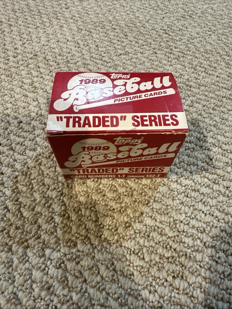 1989 Topps Baseball Traded Series Complete Set 1T-132T Major League
