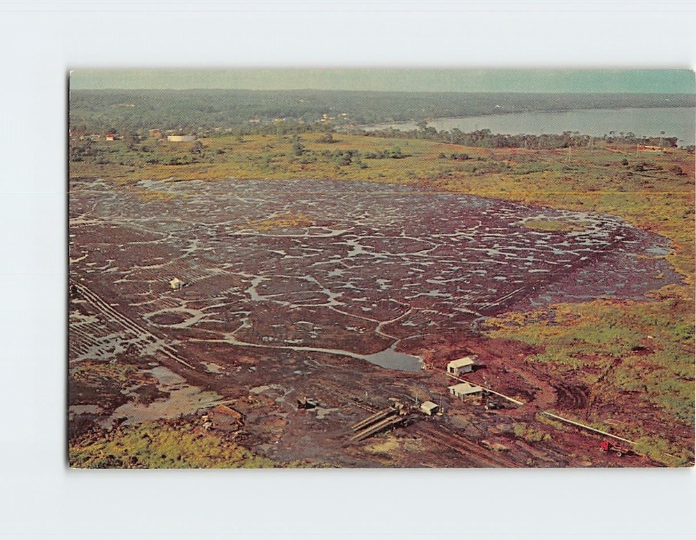 Postcard Pitch Lake Trinidad West Indies