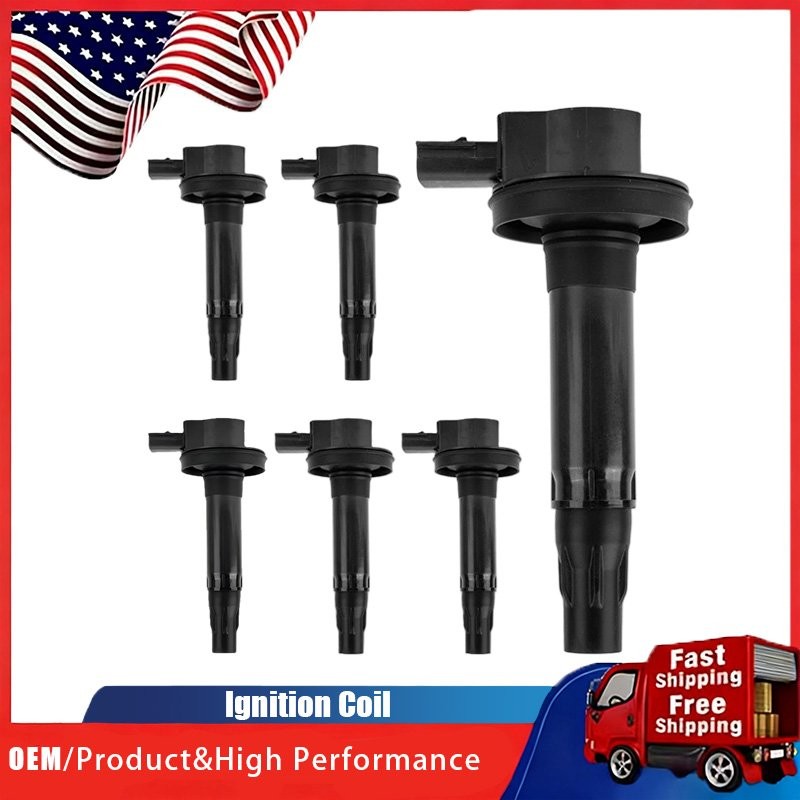 6Set GENUINE OEM Ignition Coils DG-520 For 07-13 Lincoln Mercury 3.5L 3.7L UF553