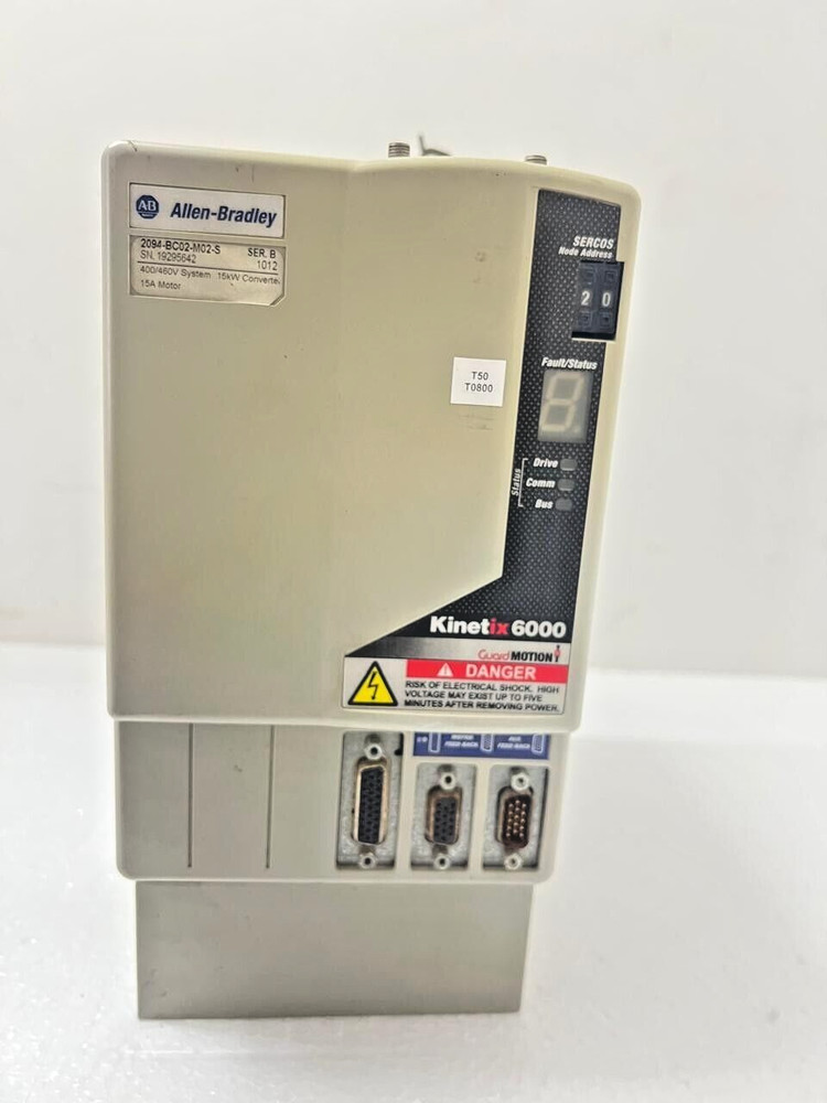 Allen Bradley Servo Drive Kinetix 6000 2094-BC02-M02-S Series B (For Parts)
