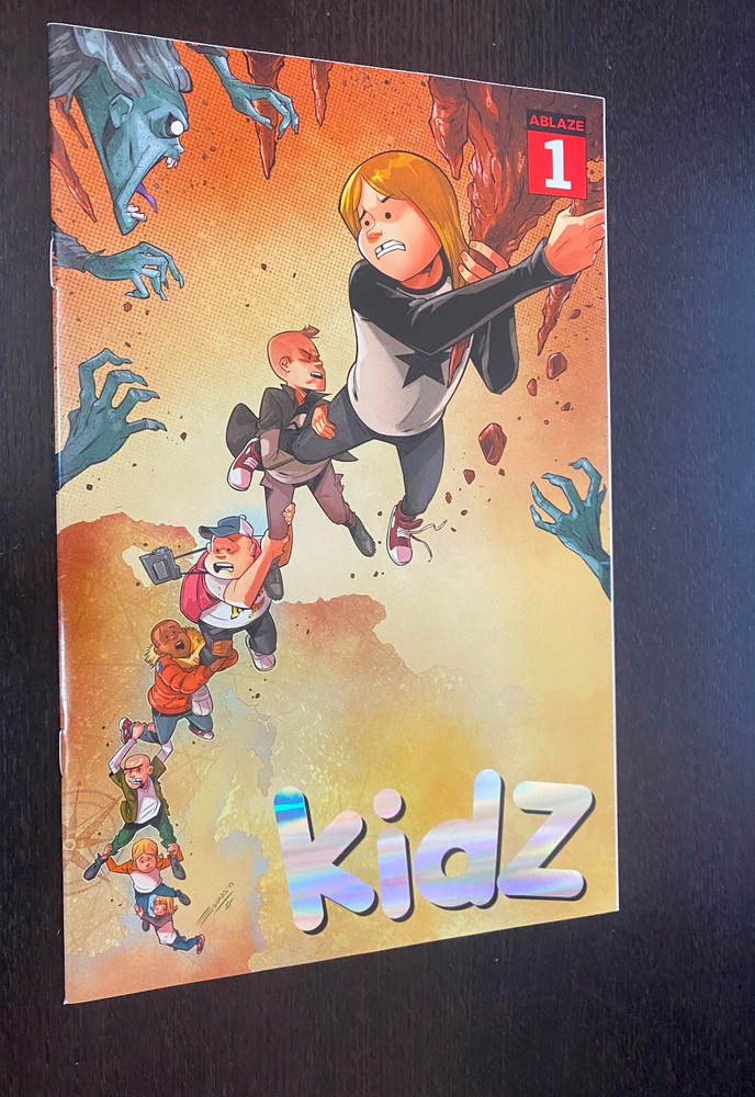 KIDZ #1 (Ablaze Comics 2020) -- Silver Prism Foil VARIANT -- VF/NM