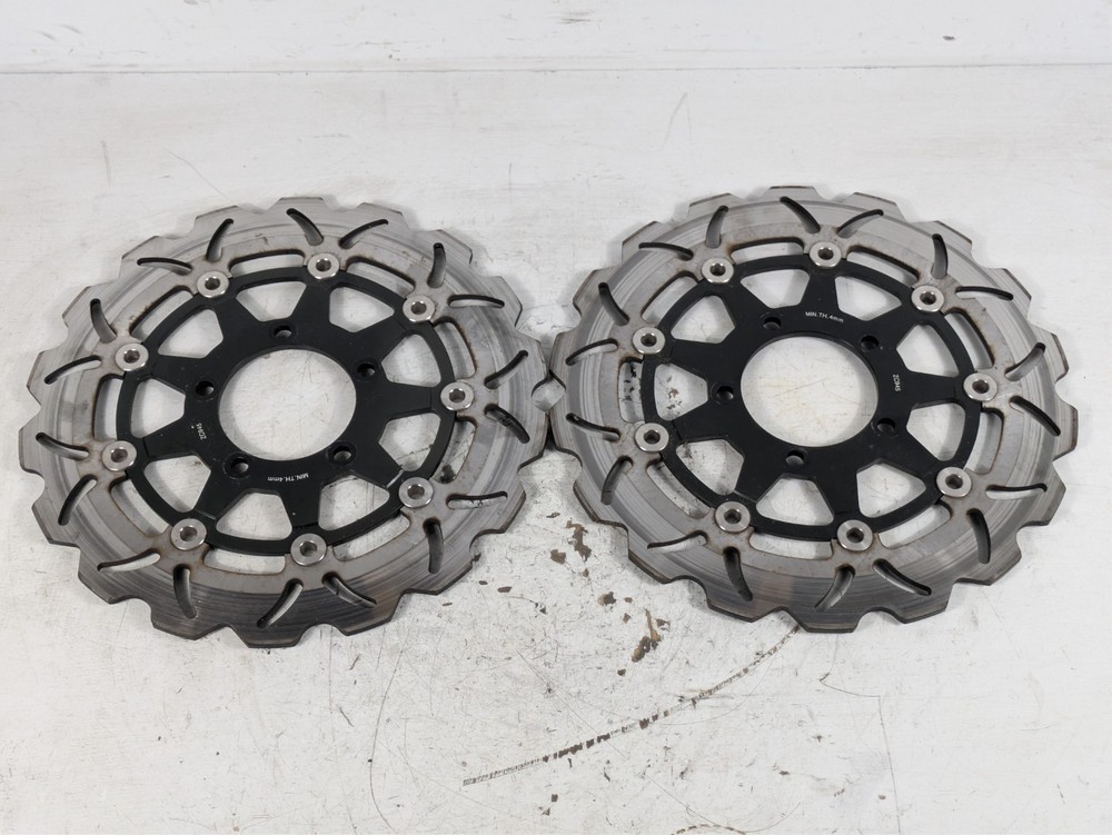 08-09 Kawasaki 1400GTR Concours 14 ZG1400 Front Wheel Brake Discs Rotors 5.0 mm