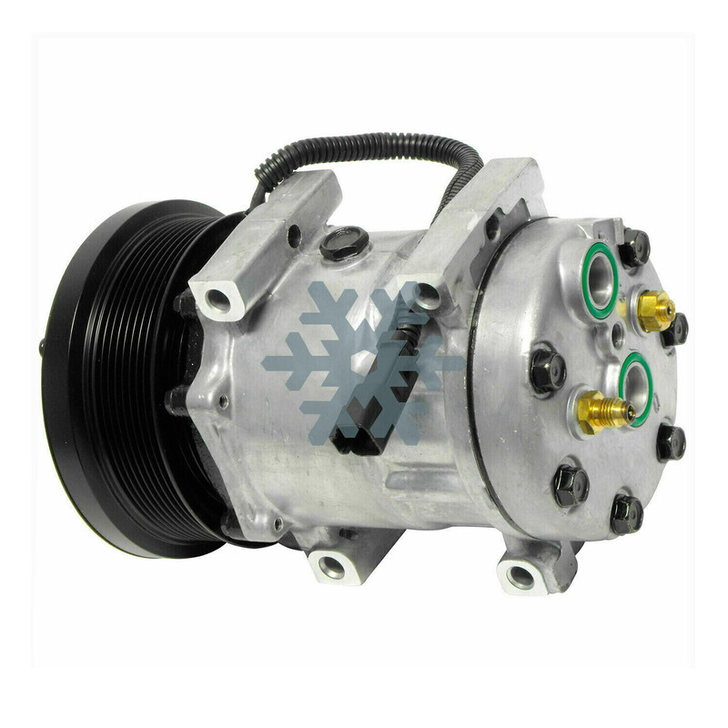 A/C Compressor SD7H15 24v fits Caterpillar Motor Grader 120H,140H..-image