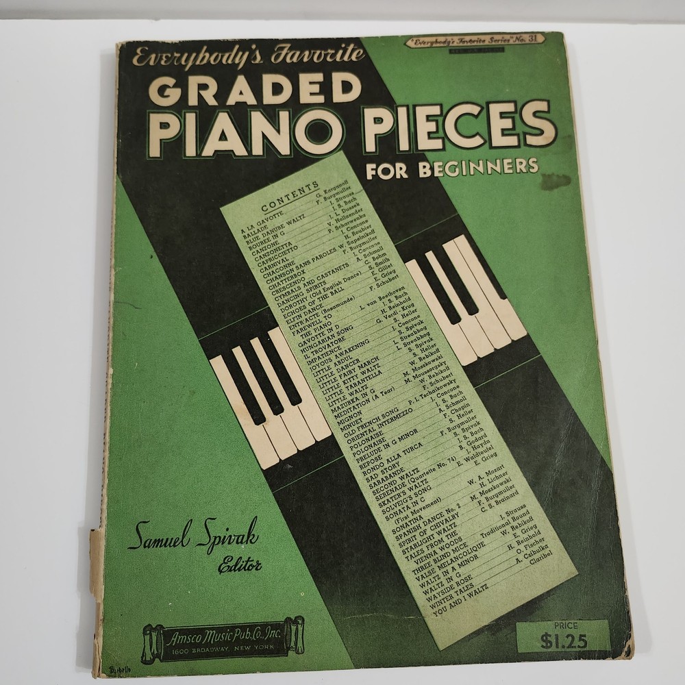 Everybody's Favorite Graded Piano Pieces Samuel Spivak No. 31