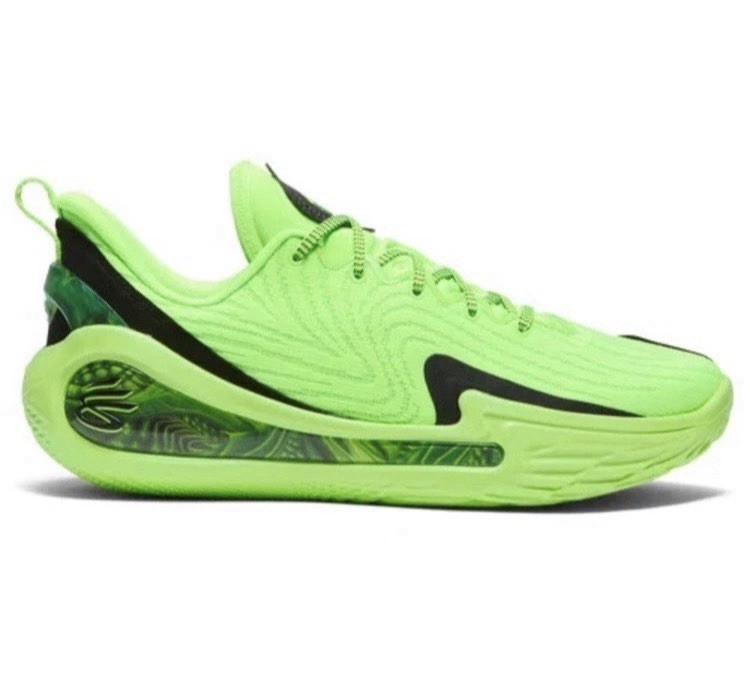 Under Armour Curry 12 Men's Sneakers Extraterrestrial Hyper Green Size 10