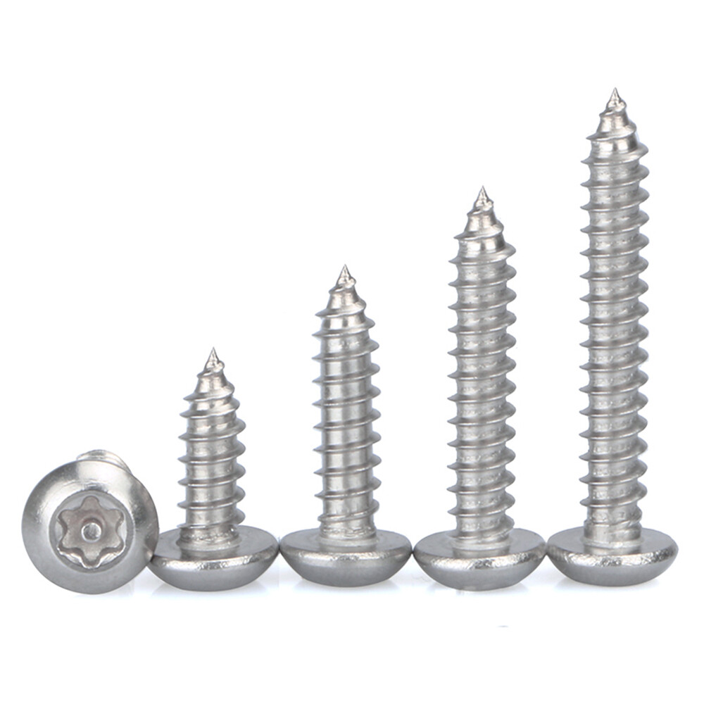 M2.9 M3.9 M4.2 M4.8 304 SS Torx Pan Head Security Self-tapping Wood Screws