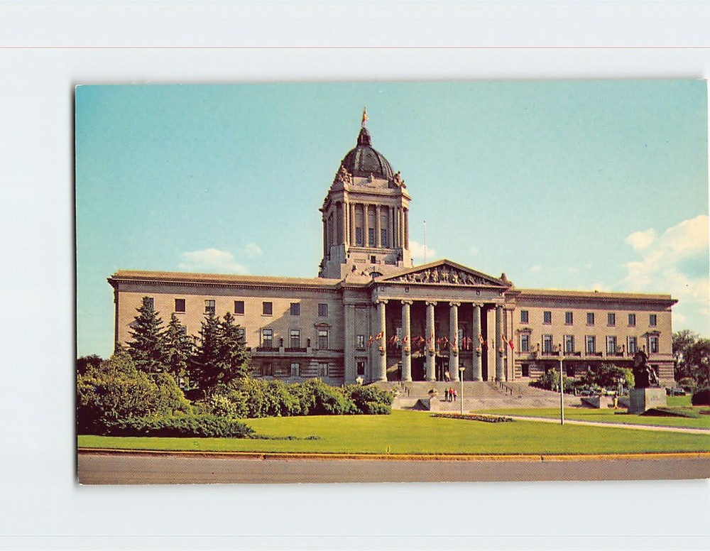 Postcard Manitoba Legislative Building Winnipeg Canada