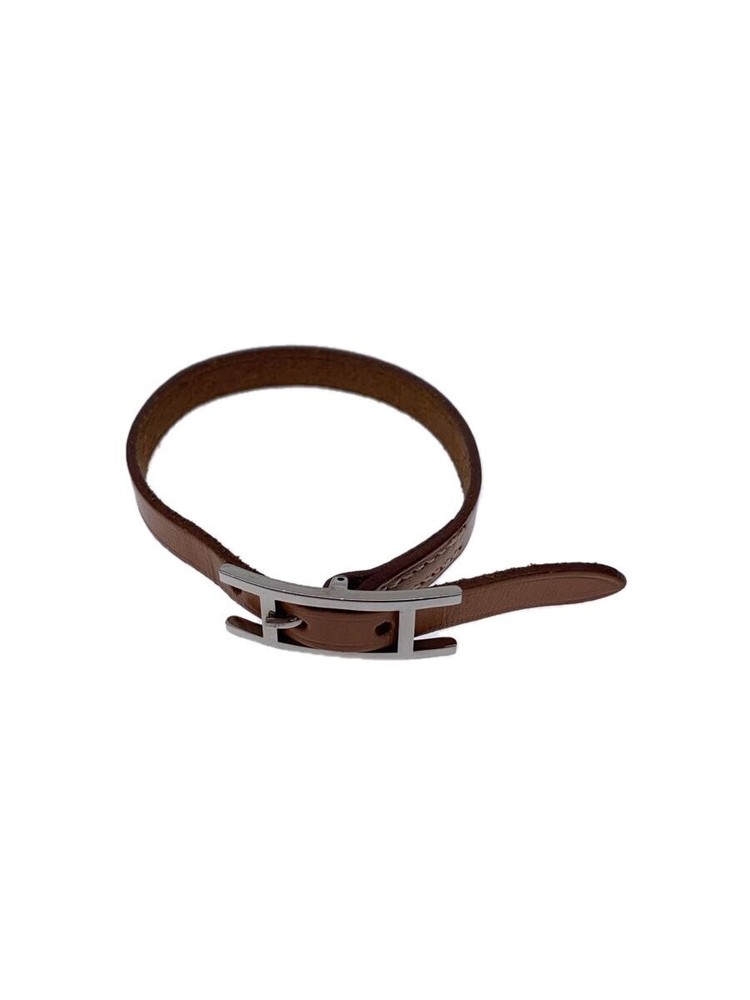 Hermes Leather Bracelet for Women in Brown - API3 1217