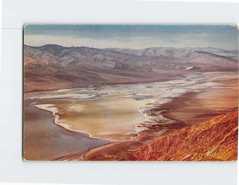 Postcard Death Valley from Dante's View Black Mountains Southern California USA