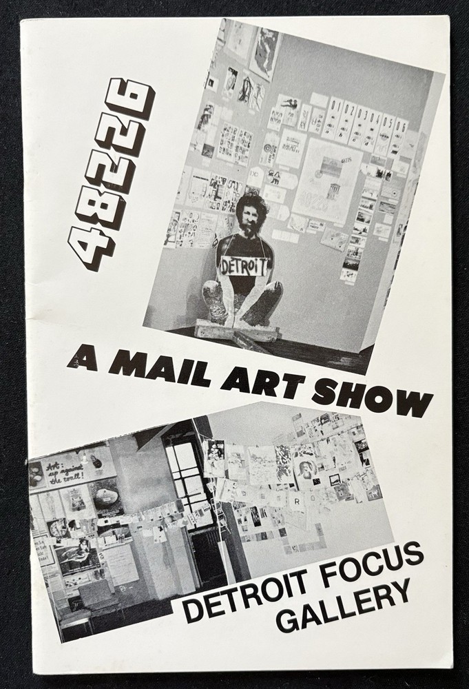 48226 Mail Art Show Catalog Detroit Focus Ray Johnson 1981 Fluxus Underground