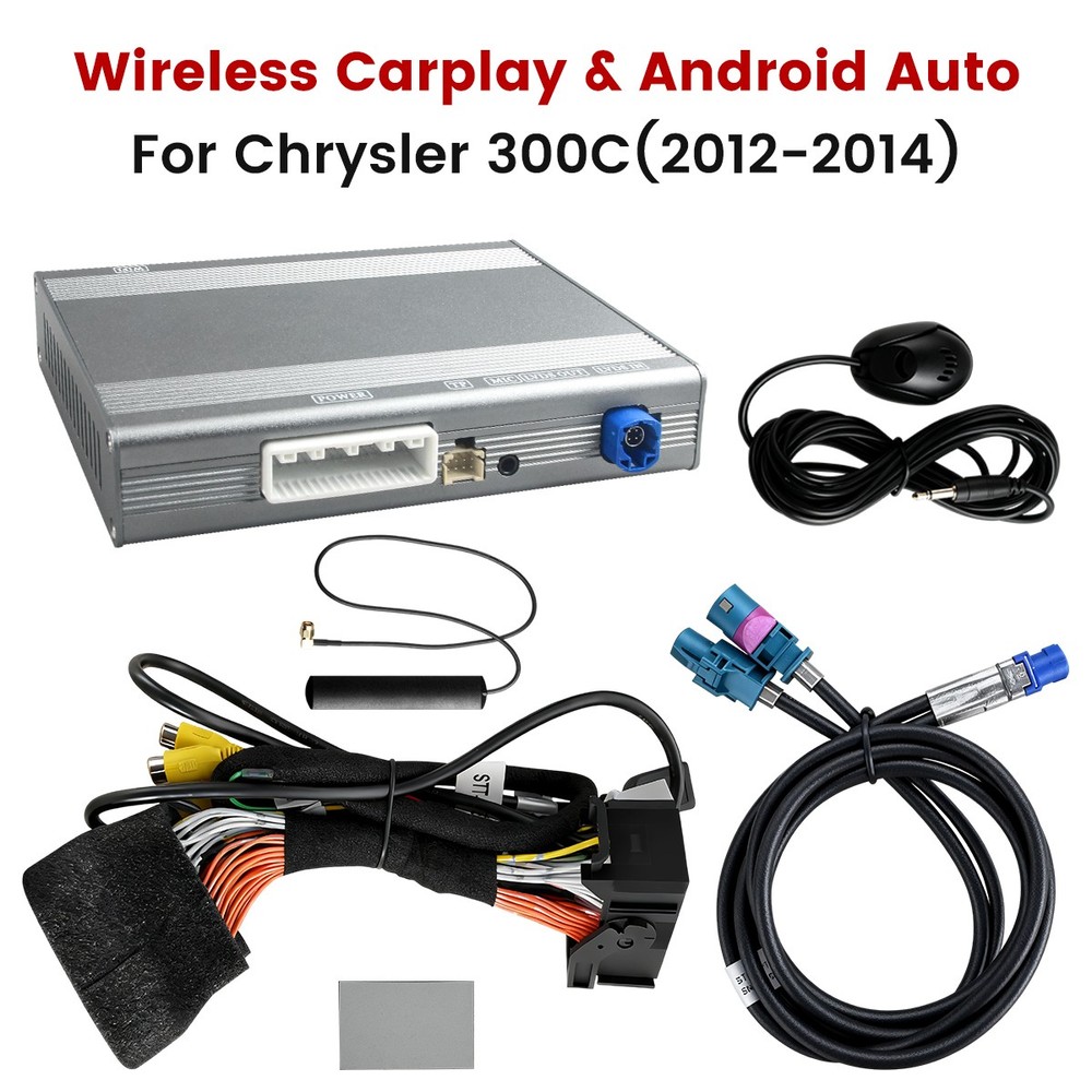 Wireless CarPlay Android Auto Retrofit Kit For Chrysler 300 300C 300S 2012-2014