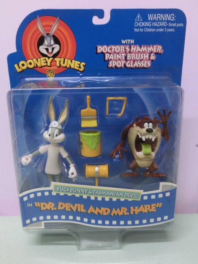 Looney Tunes Bugs Bunny & Taz action figure doll
