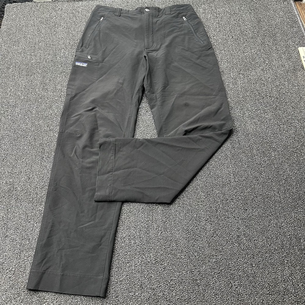 Patagonia Rock Guide Pants Lightweight Stretch Mens L Black Hiking Fishing