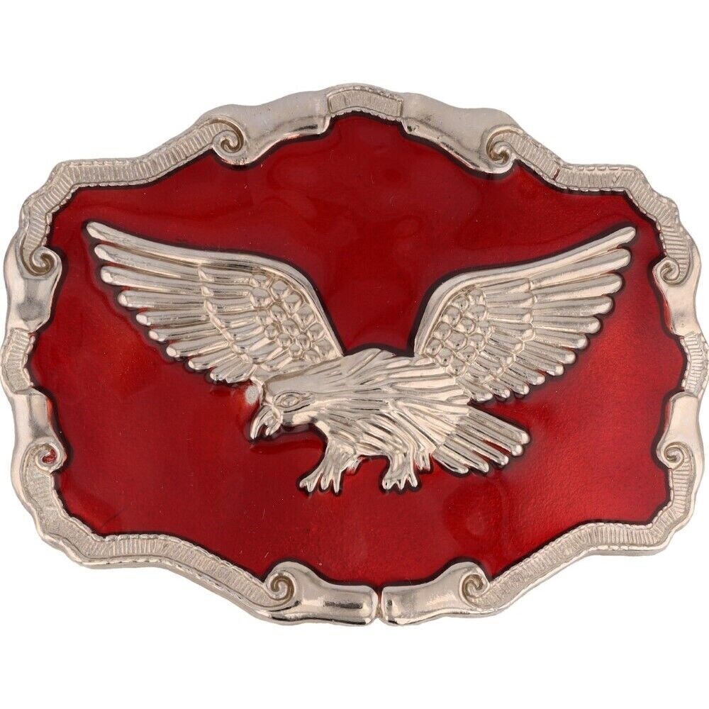 XL Bald Eagle Bird Hawk Falcon Hunter Western Vet Biker 90s Vintage Belt Buckle