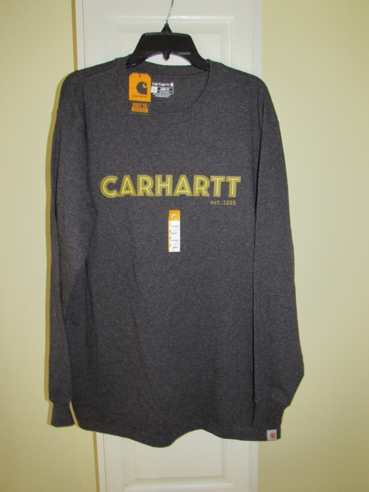 NEW Carhartt Loose Fit Heavyweight Long Sleeve Workwear T-Shirt TK5422 Men Large