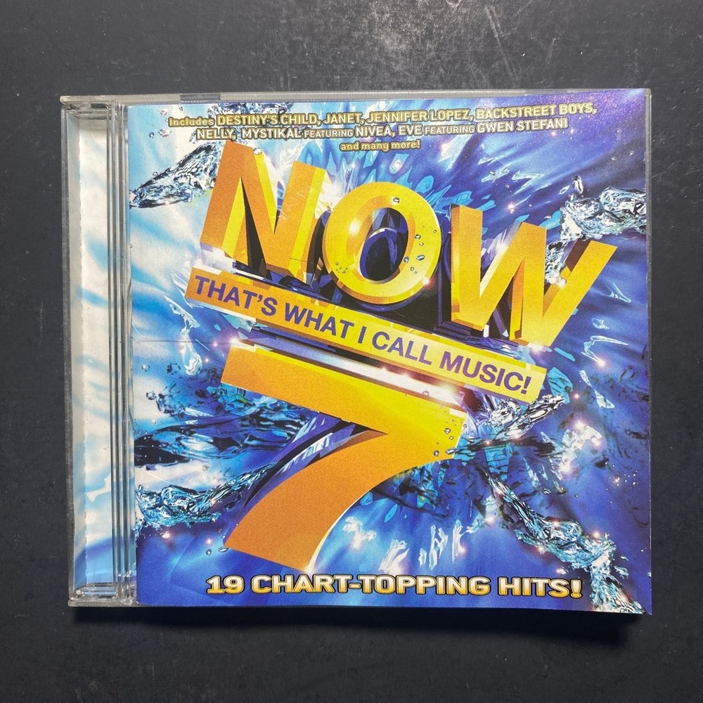 NOW That's What I Call Music! 7 CD 2001 Pop R&B Hip Hop Universal Columbia