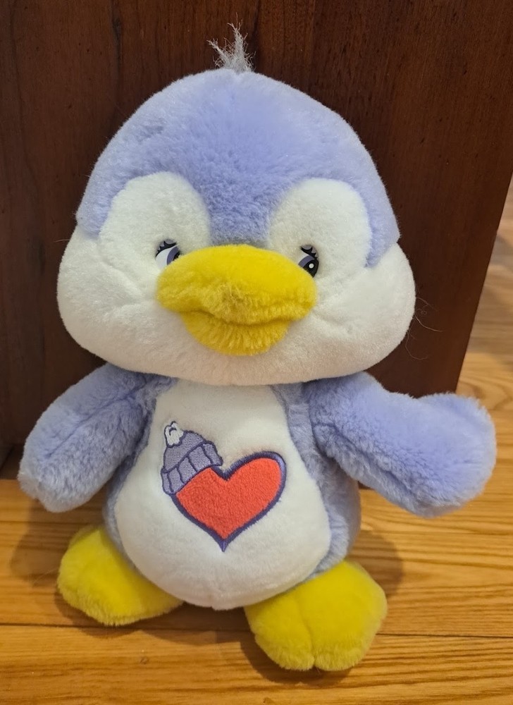 Care Bears cousin COZY HEART penguin plush vintage clean CozyHeart stuffy