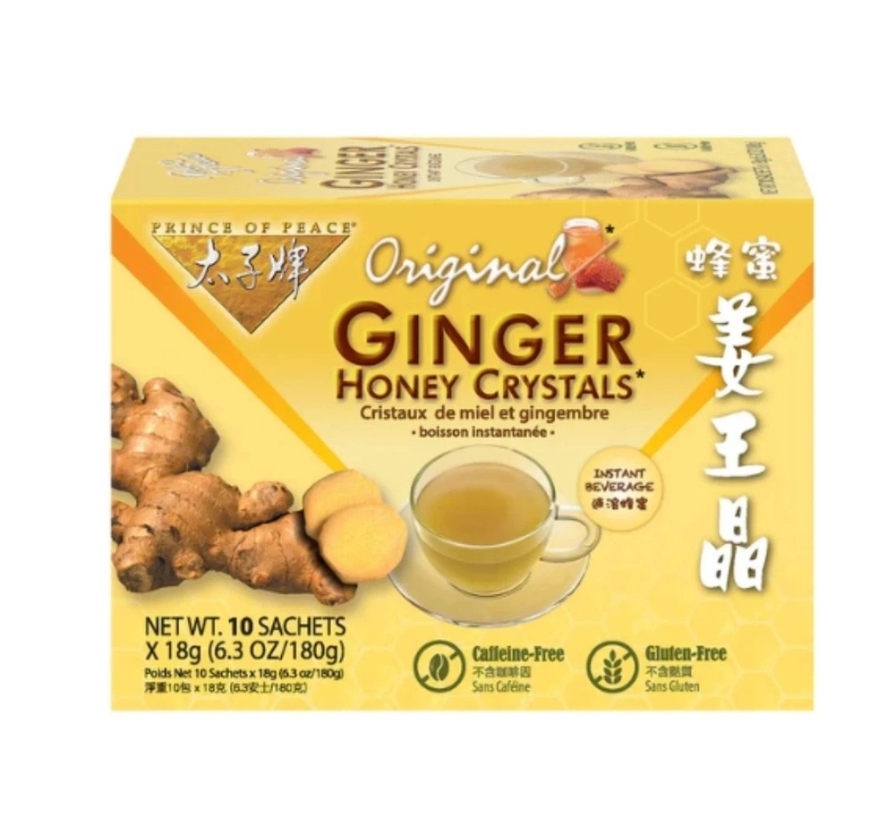 3 pack  Original Ginger Tea Instant Ginger Honey Crystals, -Prince of Peace