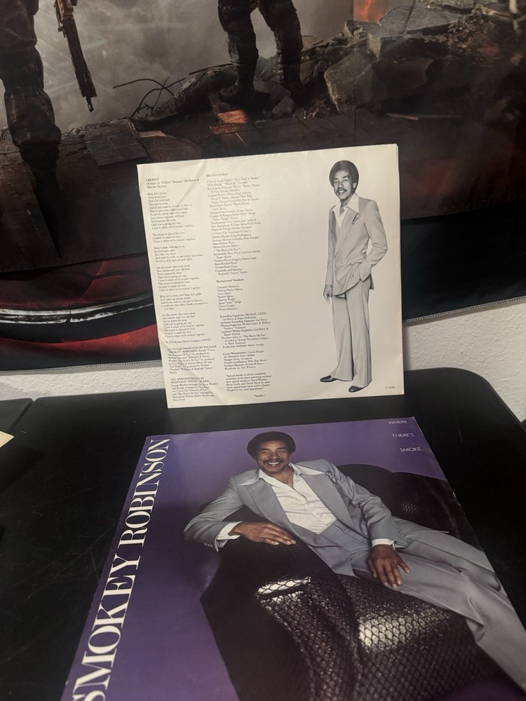 Smokey Robinson, Where There's Smoke 1979 T7-366R1 LP Vinyl Record 12 - VG/VG+