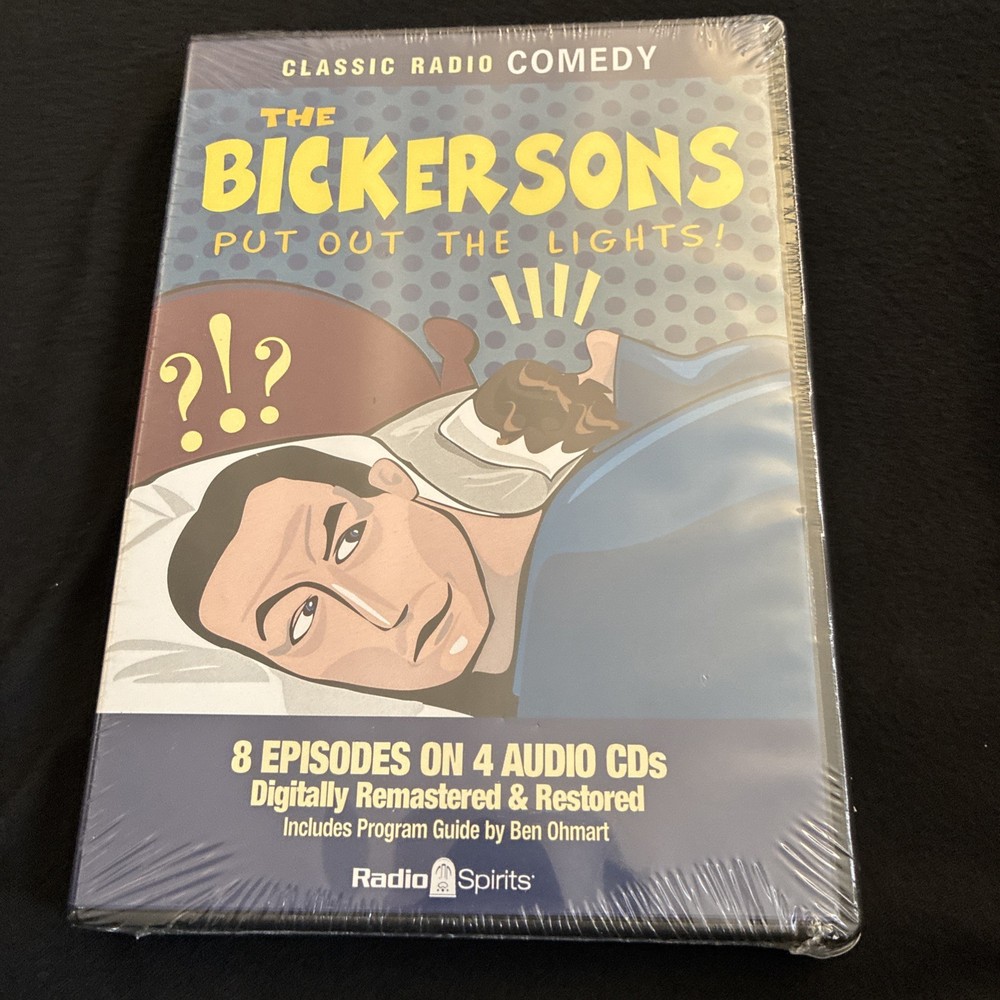 The Bickersons Put Out The Lights! Audio Cd Radio Spirits Classic Radio Comedy
