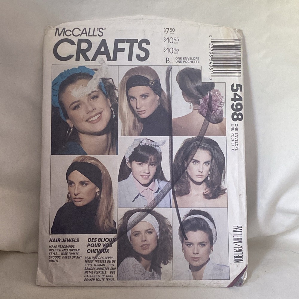 McCall’s Crafts-Hair Jewels 5498 Hair accessories