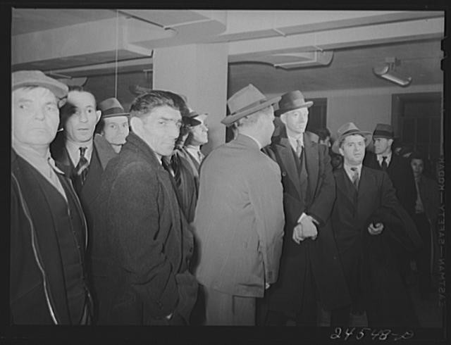 Hiring Hall,National Maritime Union,New York City,NYC,Farm Security Admin,FSA,6