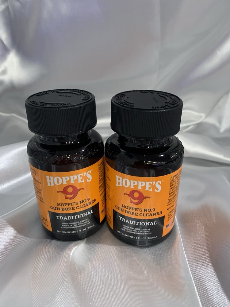 Hoppes No 9 Gun Bore Cleaner 2 Pack 5 oz New Sealed