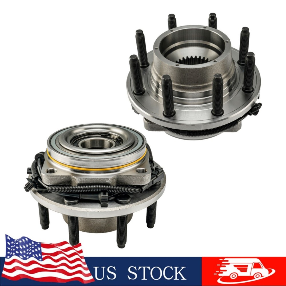 4WD Front Wheel Bearing and Hubs Set for 2017 - 2022 Ford F-250 F-350 Super Duty