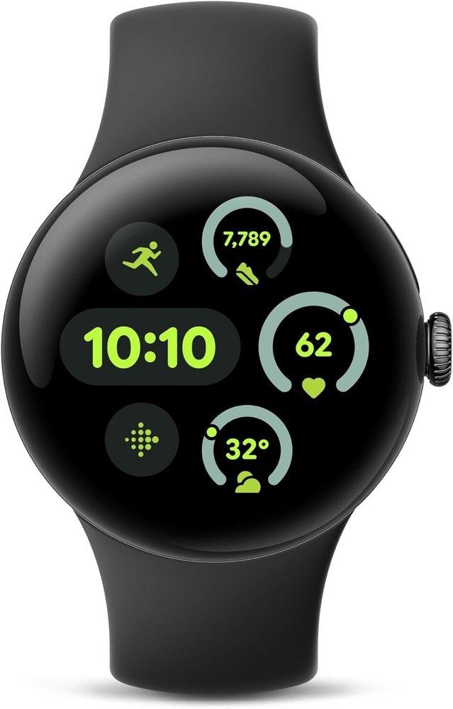 Google Pixel Watch 3 - 45mm (LTE + WI-Fi /Bluetooth) - Matte Black - Very Good
