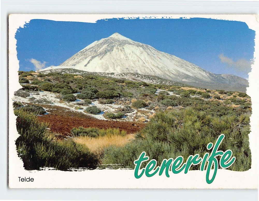 Postcard Mount Teide on Tenerife Spain