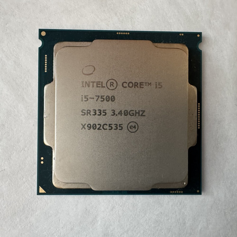 Intel Core i5-7500 3.40GHz 4-Core 6MB LGA1151 CPU Processore (SR335) Tested!