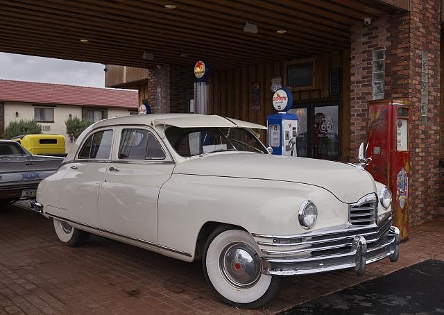 Valle Arizona 2018 Vintage Cars Preserved Gas Station Repair Shop Route 66