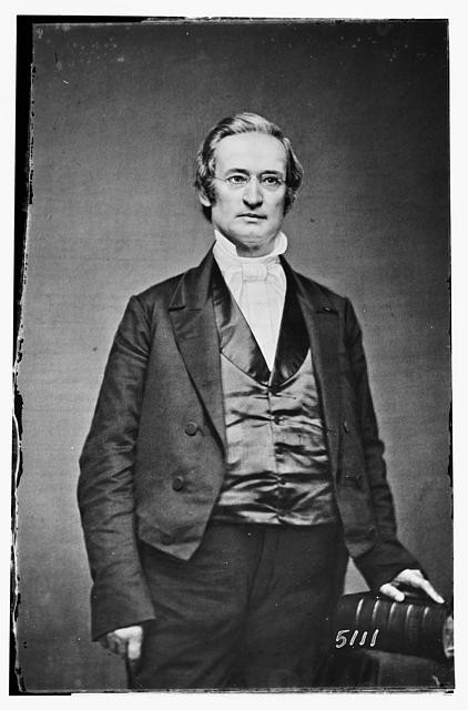 Photo:Bishop Baker Portrait 1850s Clergyman Studio Photo
