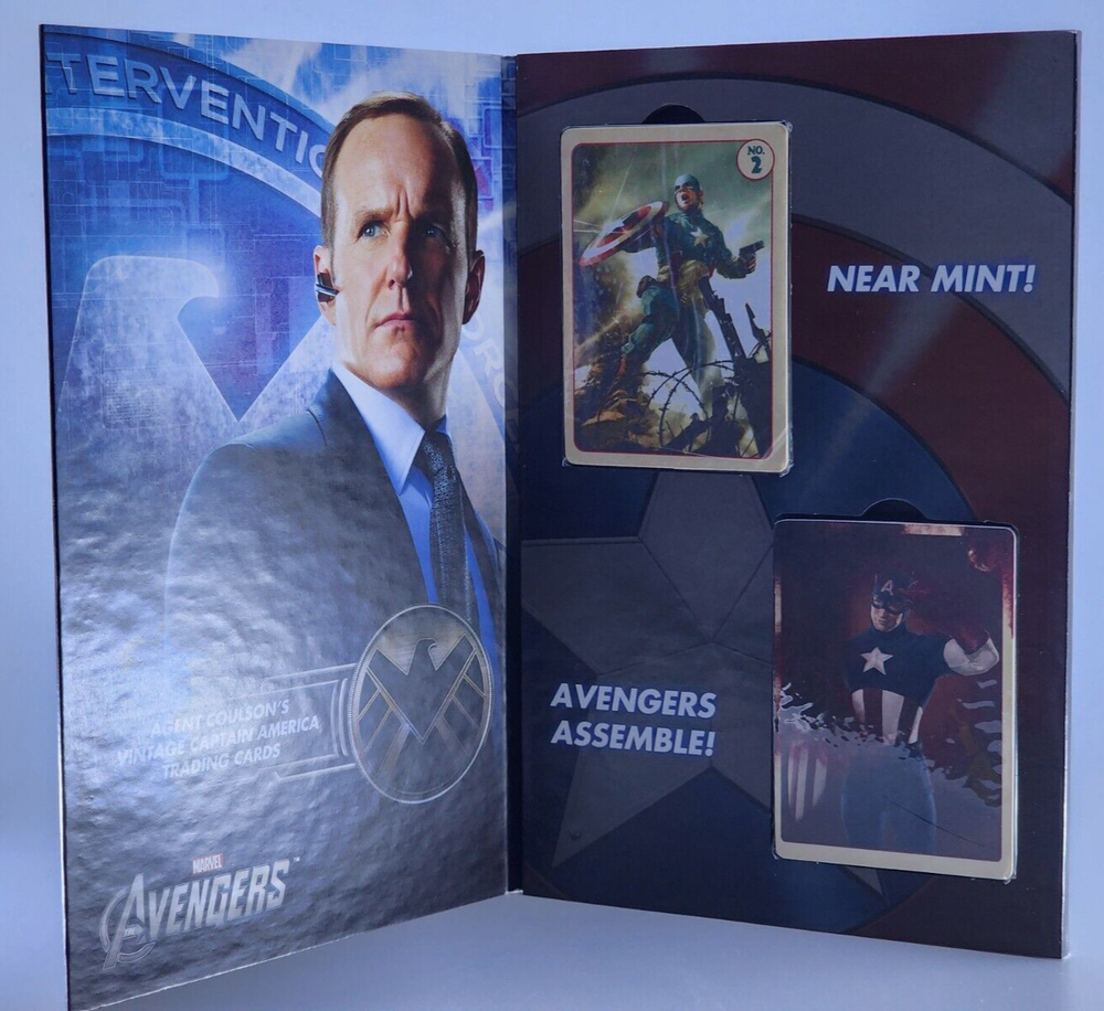 Agent Coulson Captain America Trading Card Prop Replica with Certificate of Authenticity