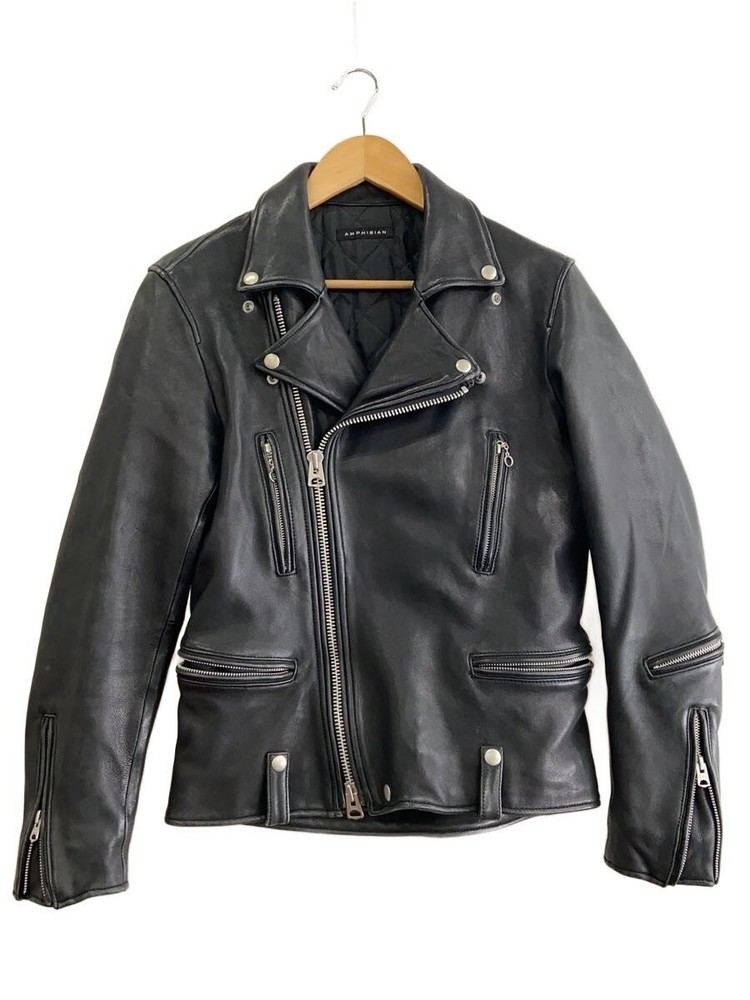 Leather Jacket Blouson/-/Sheep Leather/Blk// 3499