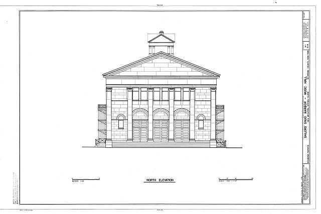 Staten Island New York Sailors' Snug Harbor Music Hall 1900s North Elevation