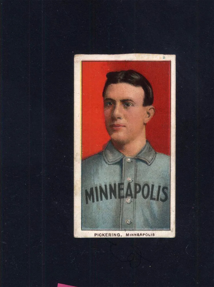 T206 Pickering (Authentic) [Top Edge Trimmed] Sweet Caporal Back