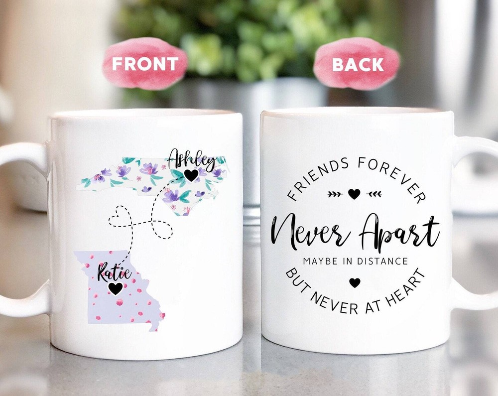 Friendship Mug Long Distance Friendship Gift Best Friend Mug Going Away Gift For