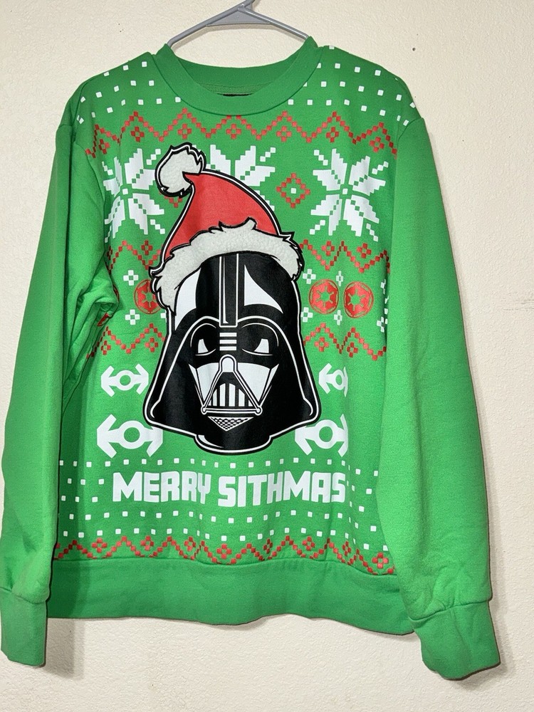 Star Wars Darth Vader Merry Sithmas Christmas Ugly Sweater Men's Size Large