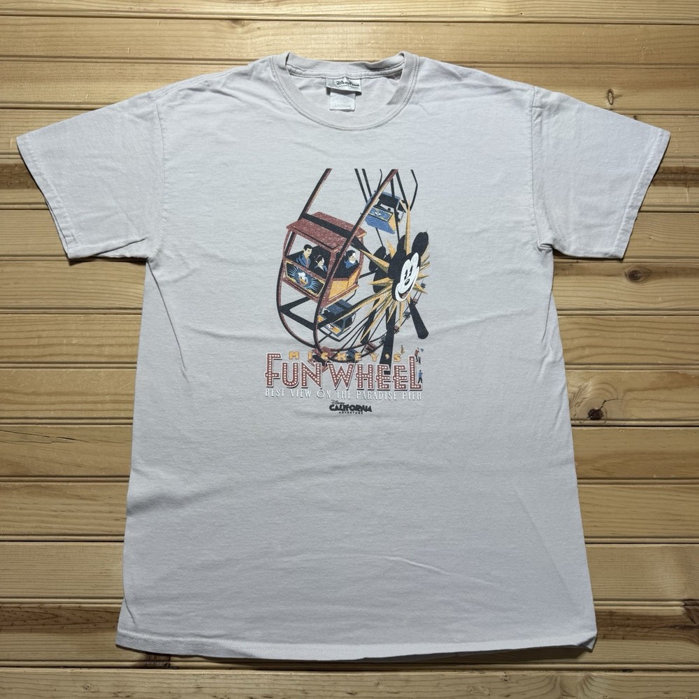 Vintage Mickey’s Fun Ferris Wheel Disney California Adventure Shirt Size Medium