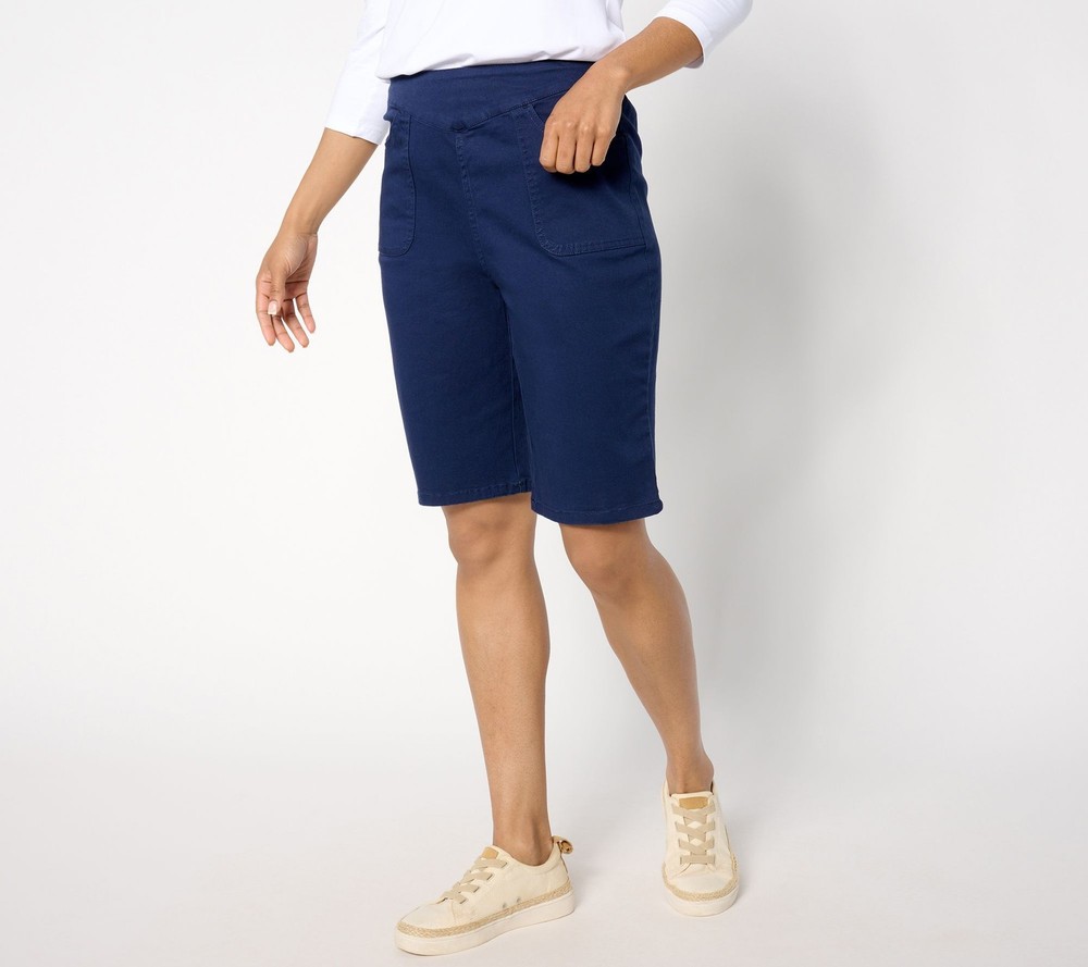 Denim & Co. Women's Petite Shorts PXL 