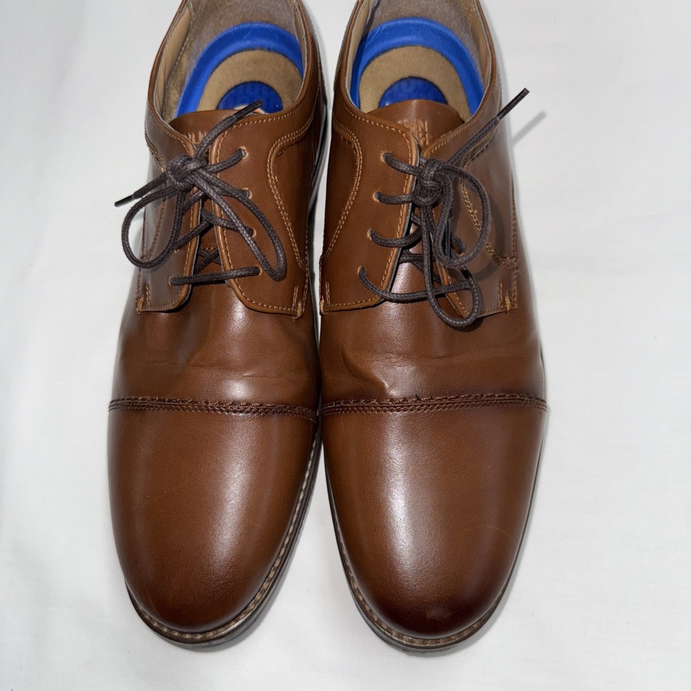 Nunn Bush Comfort Gel Men's Shoes Brown Leather Size 11 W
