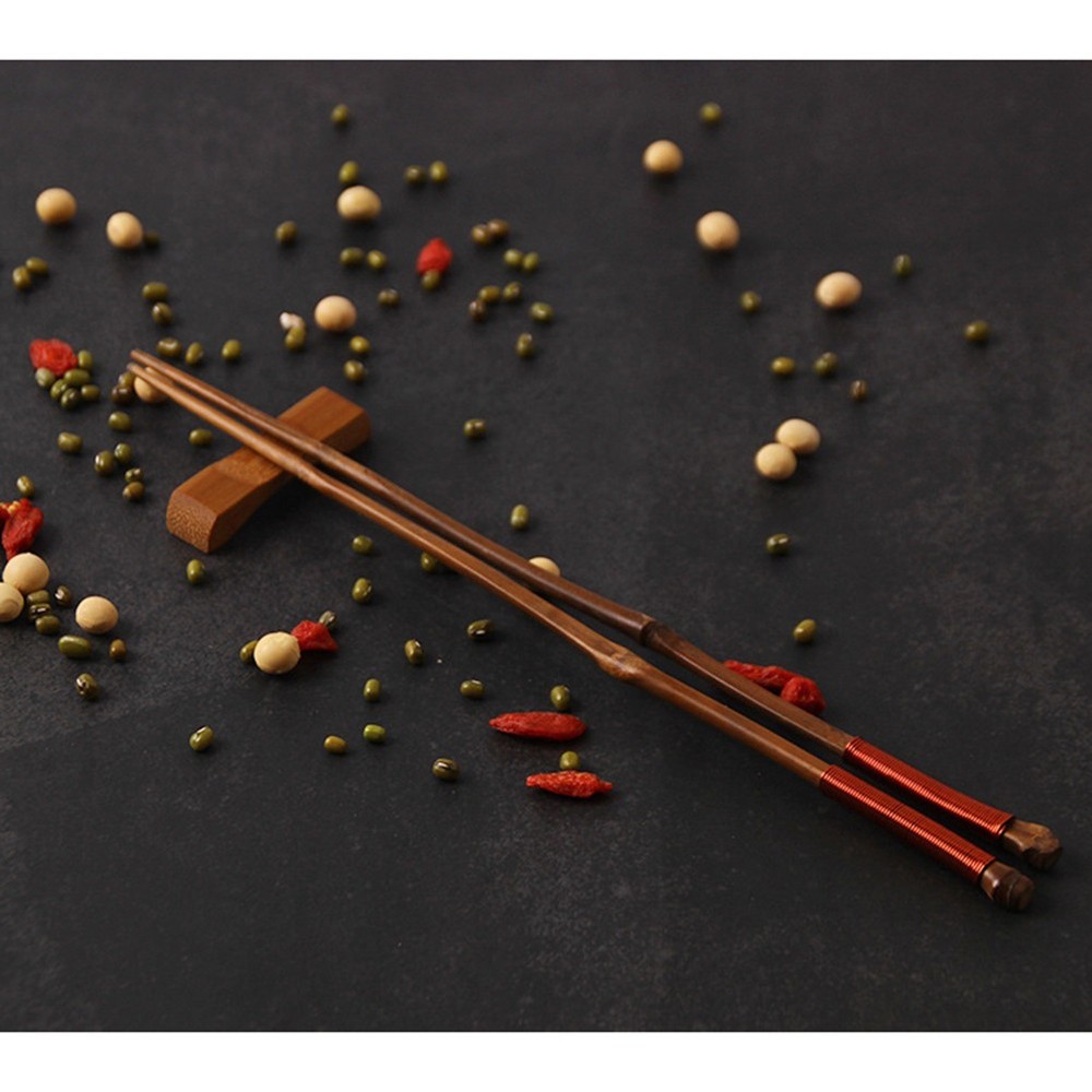 Kitchen Chopsticks for Cooking Pointed Bamboo Serving Utensils Traditional