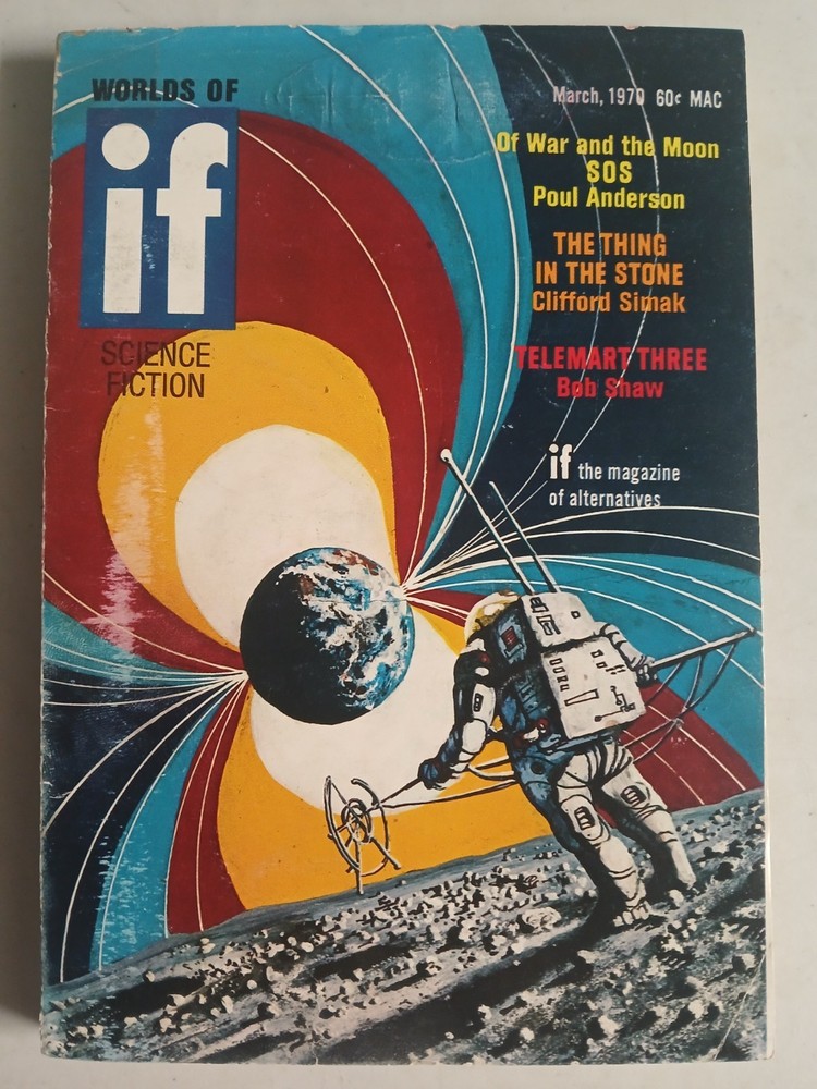 Worlds of IF Science Fiction-- March 1970 Vol 20 No 3 very good