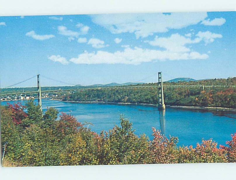 Pre-1980 BRIDGE Prospect To Verona Island Near Bucksport & Bangor ME d4580