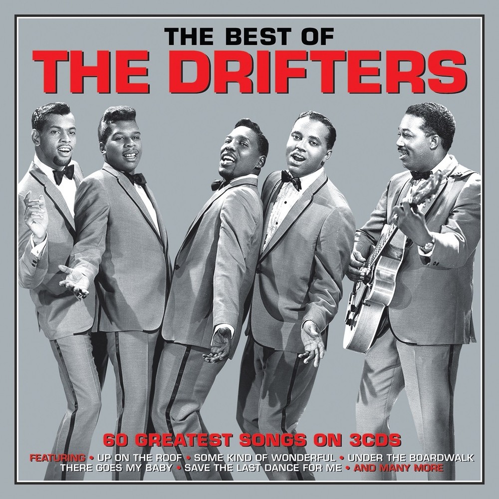 THE DRIFTERS - THE BEST OF: 60 GREATEST SONGS ON 3CD ALBUM NEW/SEALED