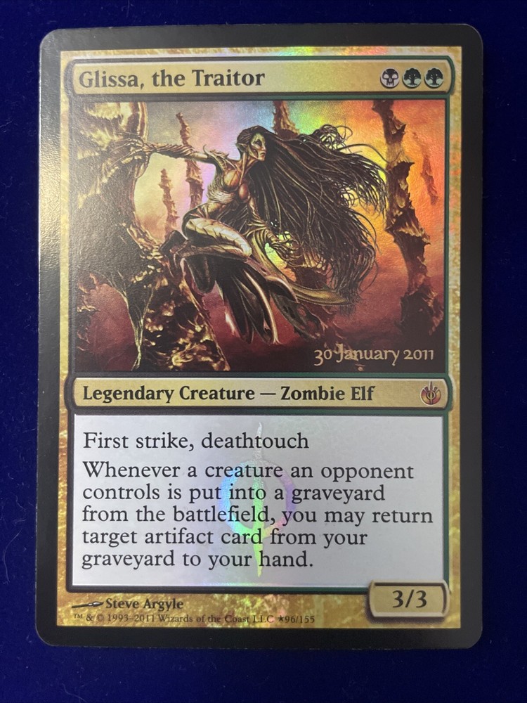 Glissa, the Traitor Prerelease Cards Foil